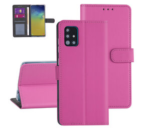 Samsung hoesje voor Galaxy A31 - Felroze - Book Case - Kaarthouder (A315F) Samsung hoesje voor Galaxy A31 - Felroze - Book Case - Kaarthouder (A315F)