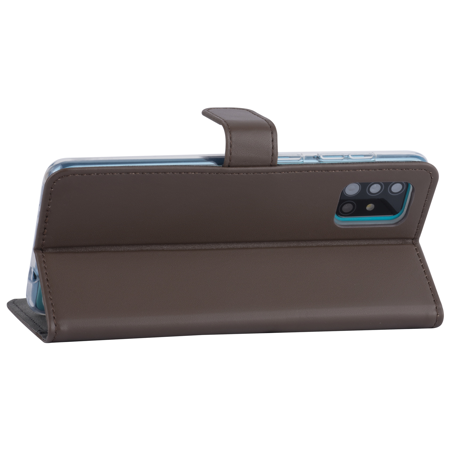 Samsung hoesje voor Galaxy A31 - Bruin - Book Case - Kaarthouder (A315F), foto 4 van 6