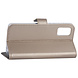 Samsung Galaxy A41 Gold Book type case - Card holder Samsung Galaxy A41 Gold Book type case - Card holder