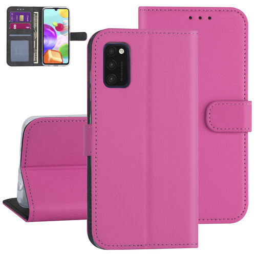 Samsung Galaxy A41 Rose vif Book type housse -
