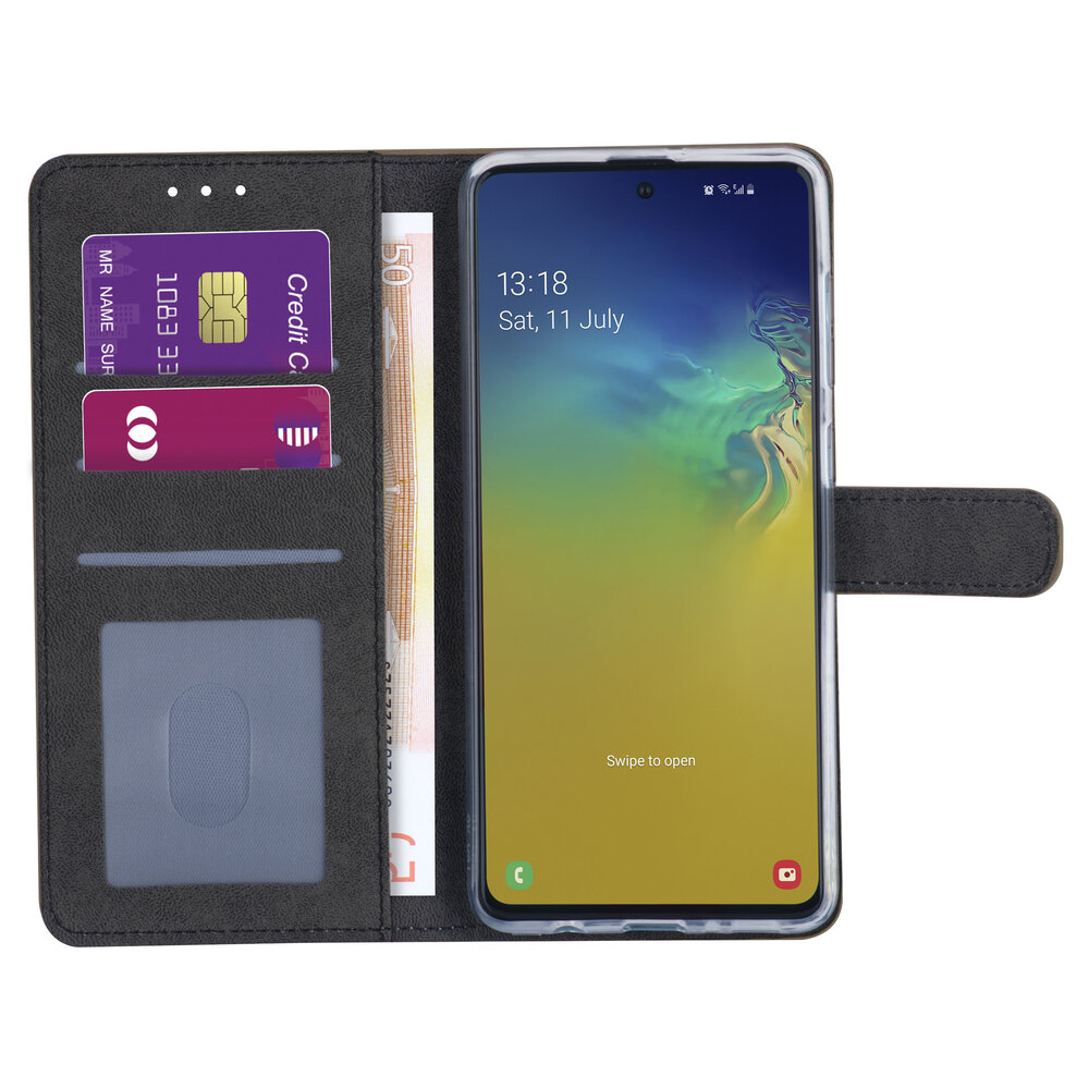 Samsung Galaxy A71 Brown Book type case - Card holder Samsung Galaxy A71 Brown Book type case - Card holder