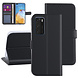 Huawei Huawei P40 Black Book type case - Card holder Huawei Huawei P40 Black Book type case - Card holder