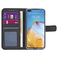 Huawei P40 Schwarz Book-Case hul -