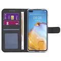 Hoesje voor Huawei P40 - Goud - Book Case  - Kaarthouder