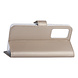 Huawei Huawei P40 Gold Book type case - Card holder Huawei Huawei P40 Gold Book type case - Card holder