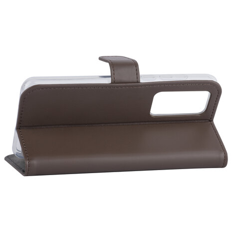 Huawei Huawei P40 Brown Book type case - Card holder Huawei Huawei P40 Brown Book type case - Card holder