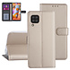 Hoesje voor Huawei P40 Lite - Goud - Book Case - Kaarthouder Hoesje voor Huawei P40 Lite - Goud - Book Case - Kaarthouder