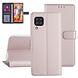Huawei P40 Lite Or rose Book type housse - Huawei P40 Lite Or rose Book type housse -