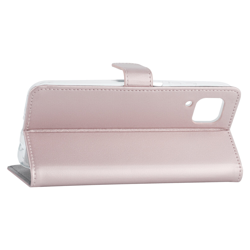 Huawei P40 Lite Rose Gold Book-Case hul - Huawei P40 Lite Rose Gold Book-Case hul -