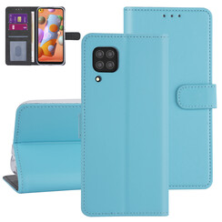 Hoesje voor Huawei P40 Lite - LichtBlauw - Book Case  - Kaarthouder