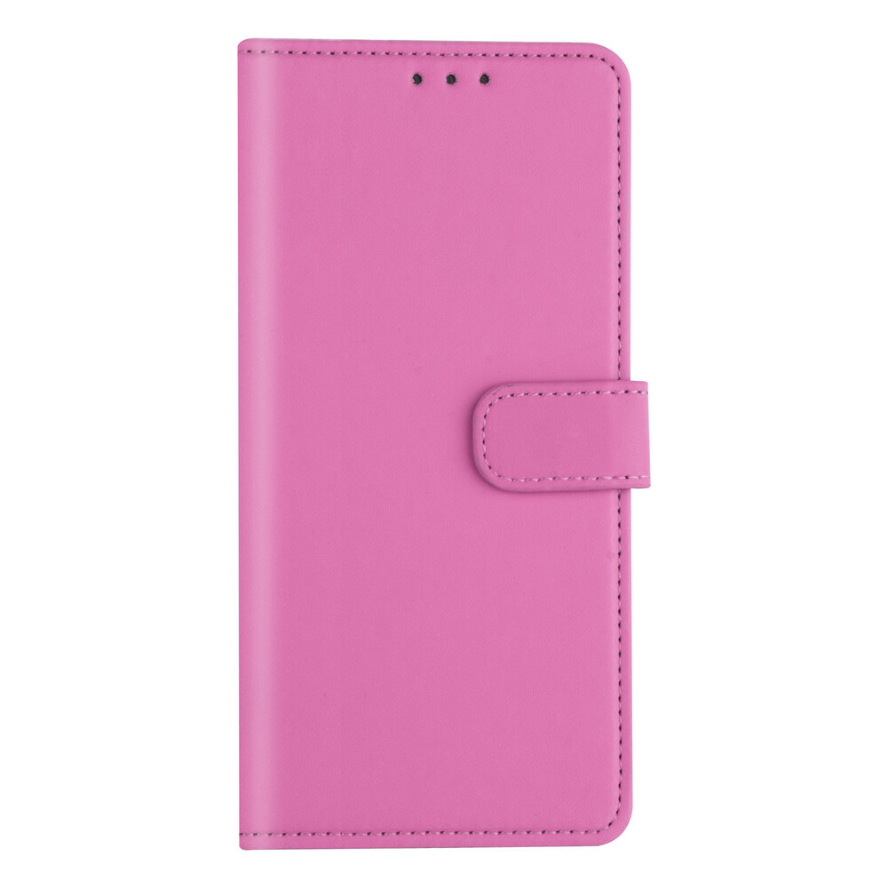 Hoesje voor Huawei P40 Lite - Felroze - Book Case - Kaarthouder Hoesje voor Huawei P40 Lite - Felroze - Book Case - Kaarthouder