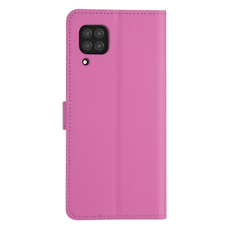 Hoesje voor Huawei P40 Lite - Felroze - Book Case - Kaarthouder Hoesje voor Huawei P40 Lite - Felroze - Book Case - Kaarthouder