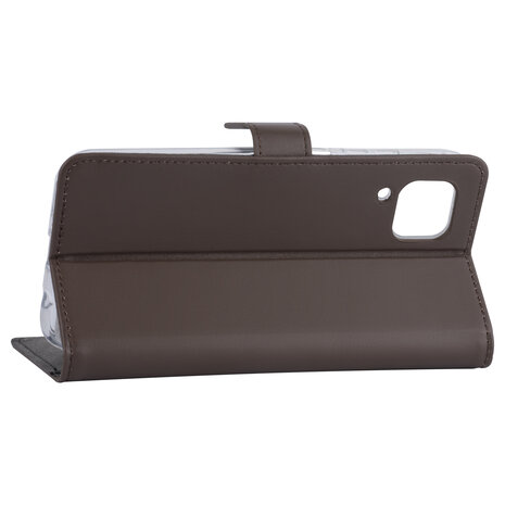 Huawei P40 Lite Braun Book-Case hul - Huawei P40 Lite Braun Book-Case hul -