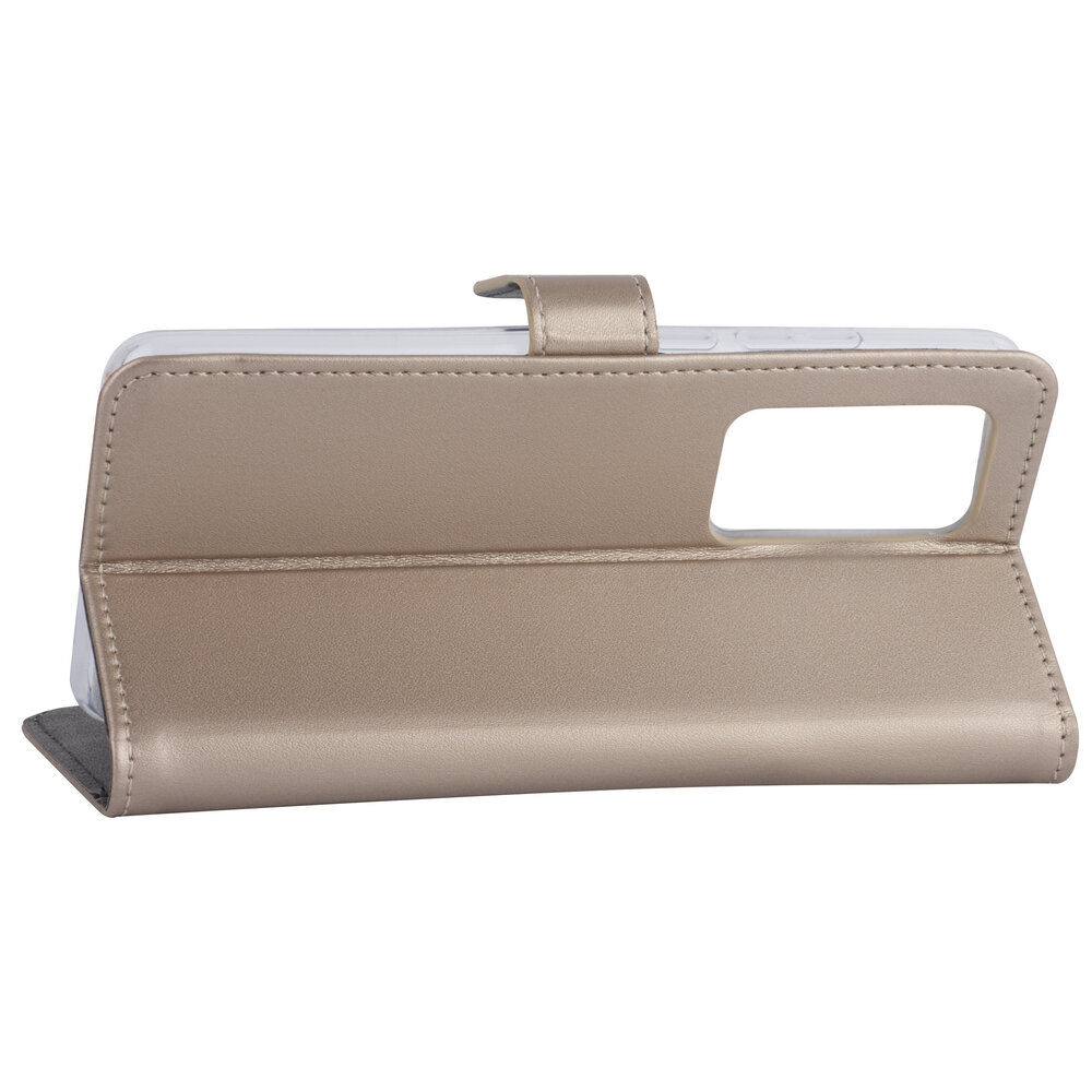 Huawei Huawei P40 Pro Gold Book type case - Card holder Huawei Huawei P40 Pro Gold Book type case - Card holder