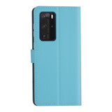 Huawei P40 Pro Hellblau Book-Case hul -
