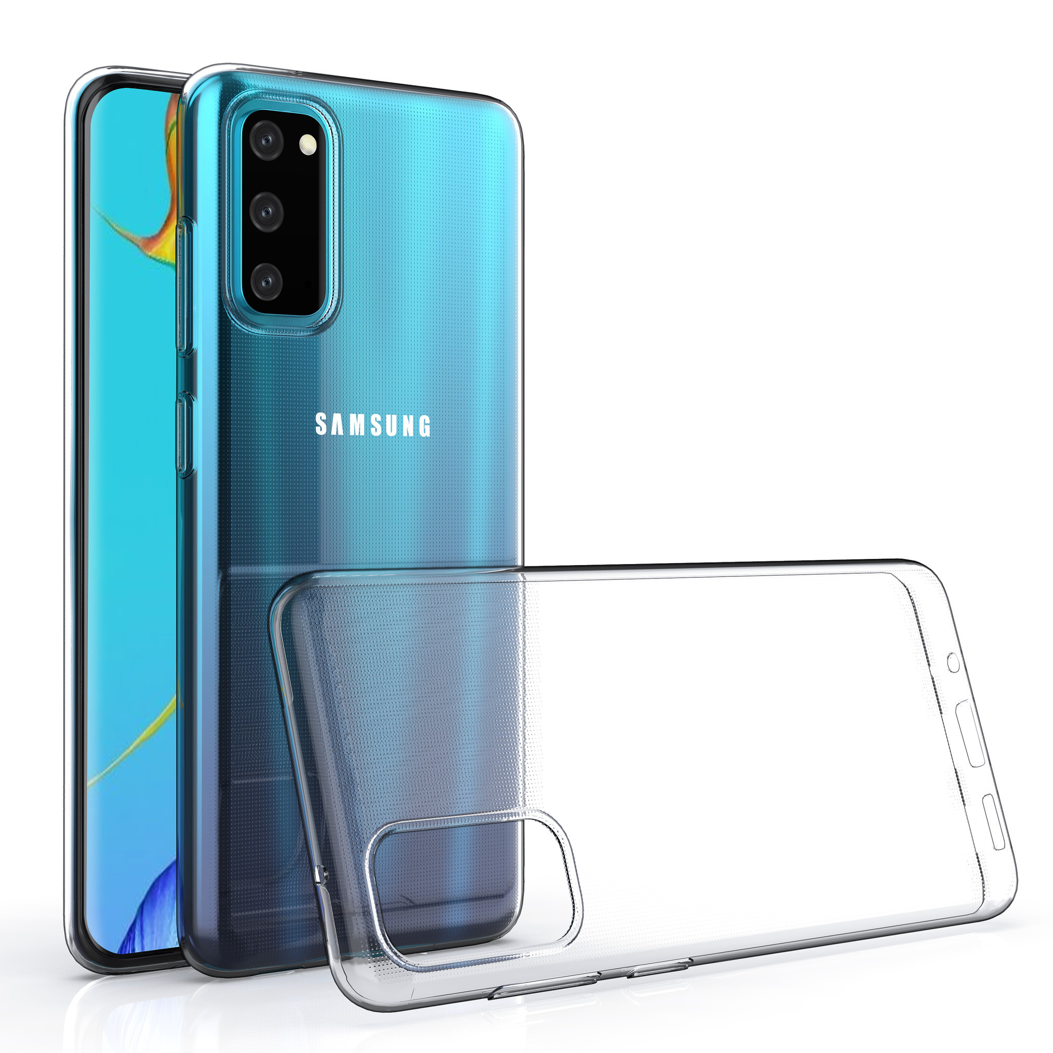 Samsung Galaxy S20 Transparant Backcover hoesje - silicone