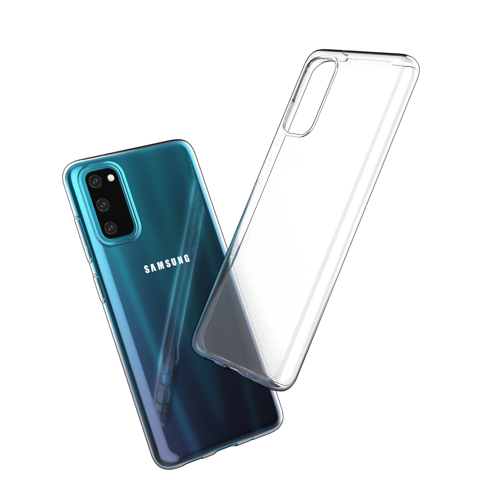 Samsung Galaxy S20 Transparant Backcover hoesje - silicone, foto 3 van 6