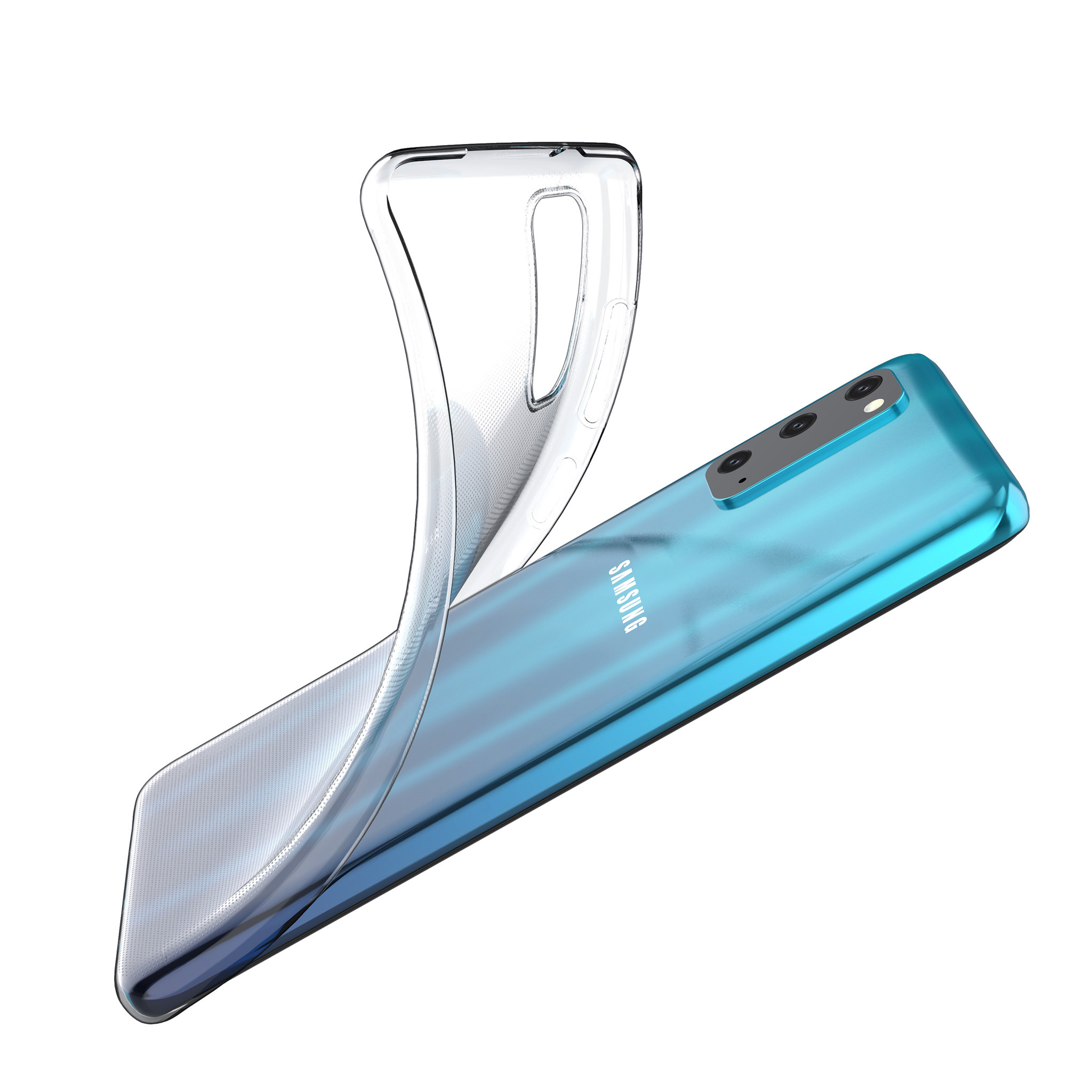 Samsung Galaxy S20 Transparant Backcover hoesje - silicone, foto 5 van 6