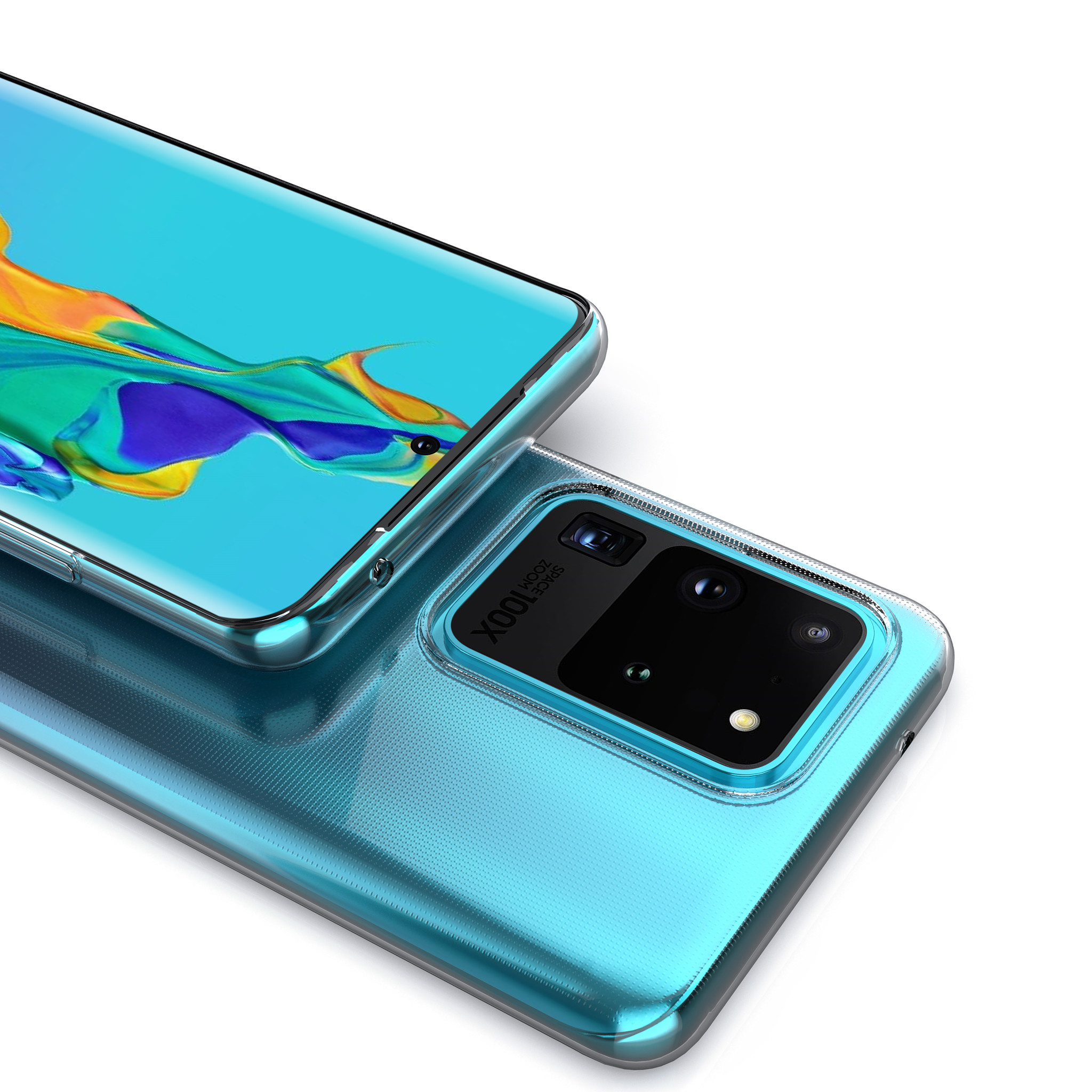Samsung Galaxy S20 Ultra Transparant Backcover hoesje - silicone, foto 2 van 6