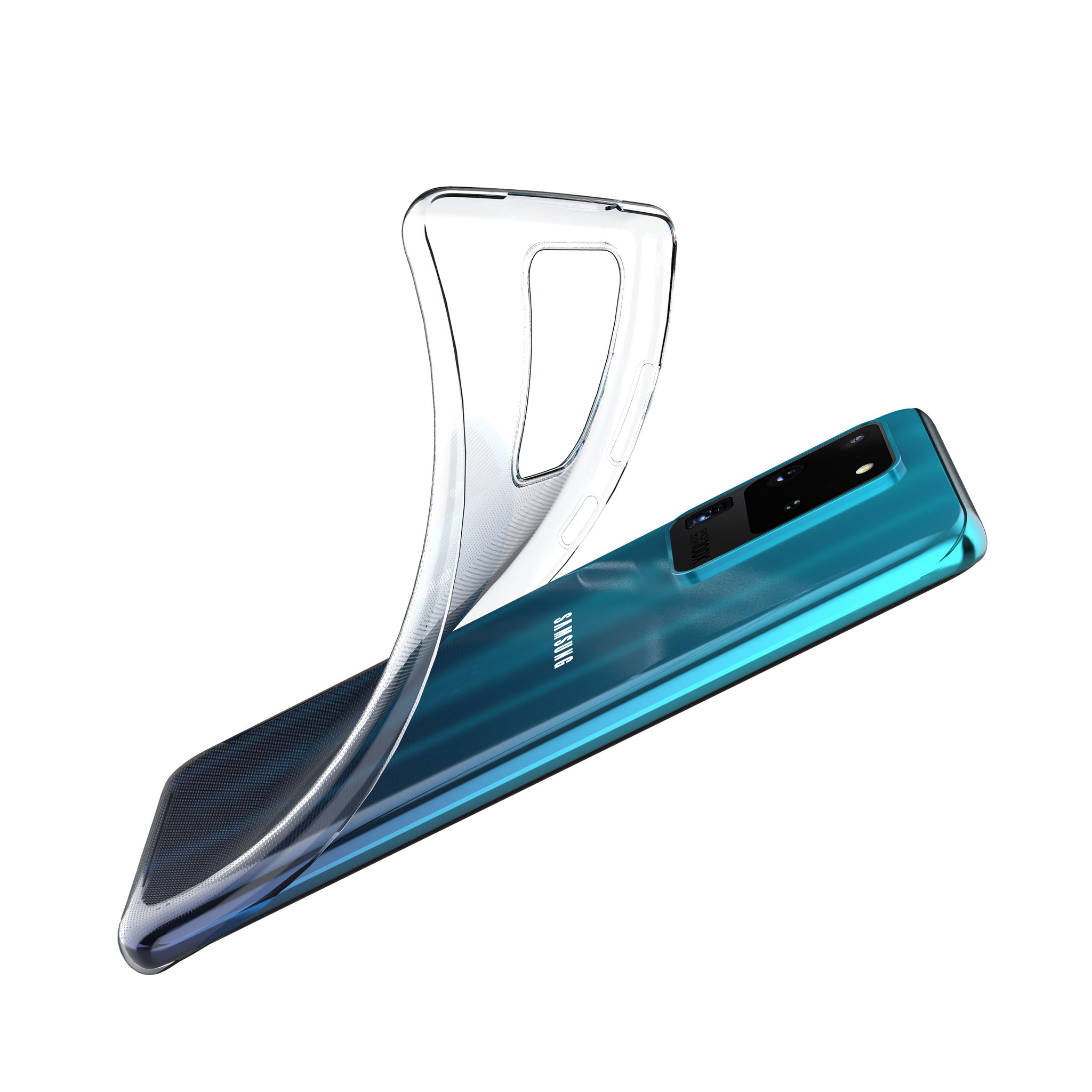 Samsung Galaxy S20 Ultra Transparant Backcover hoesje - silicone, foto 4 van 6