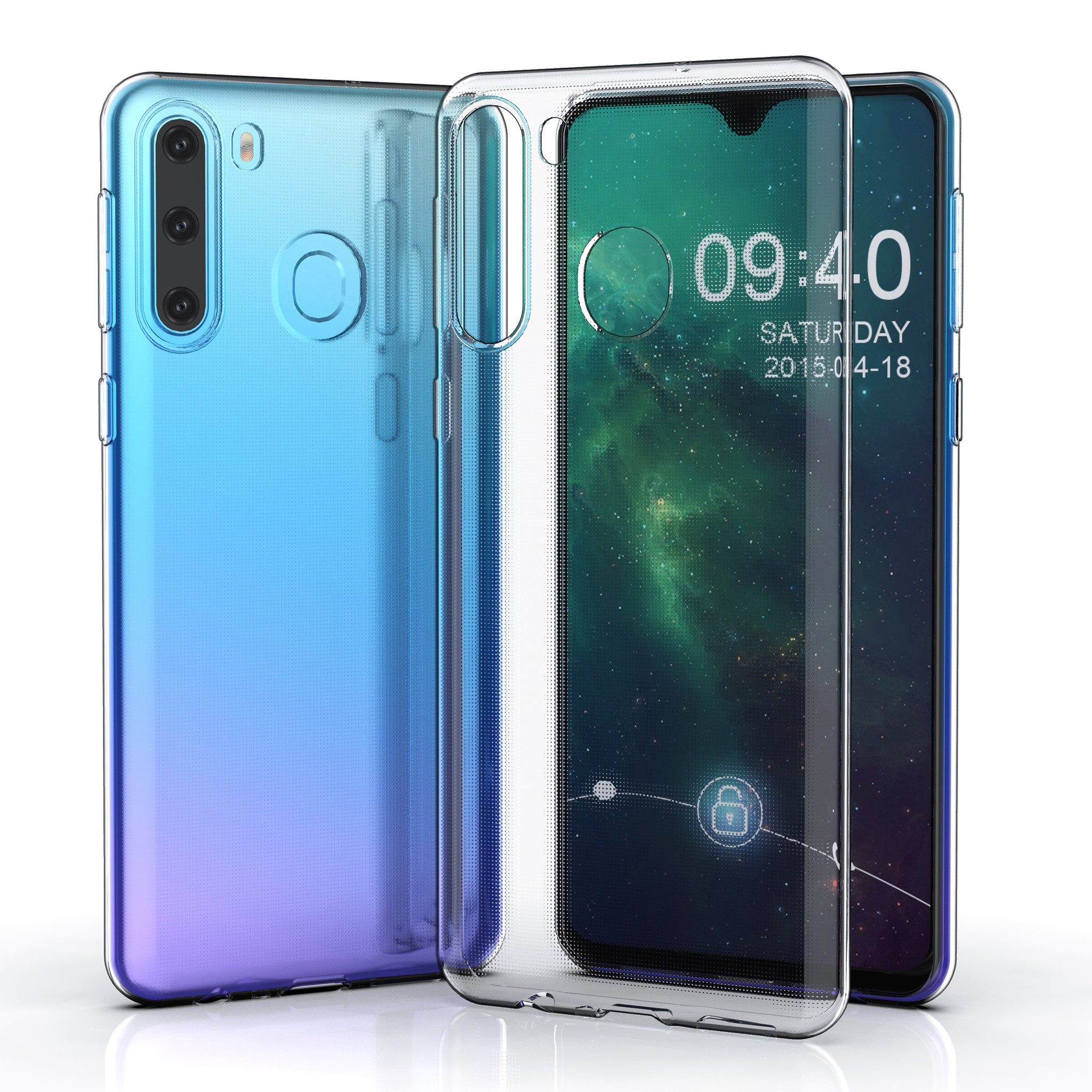 Samsung Galaxy A21 Transparant Backcover hoesje - silicone, foto 2 van 6
