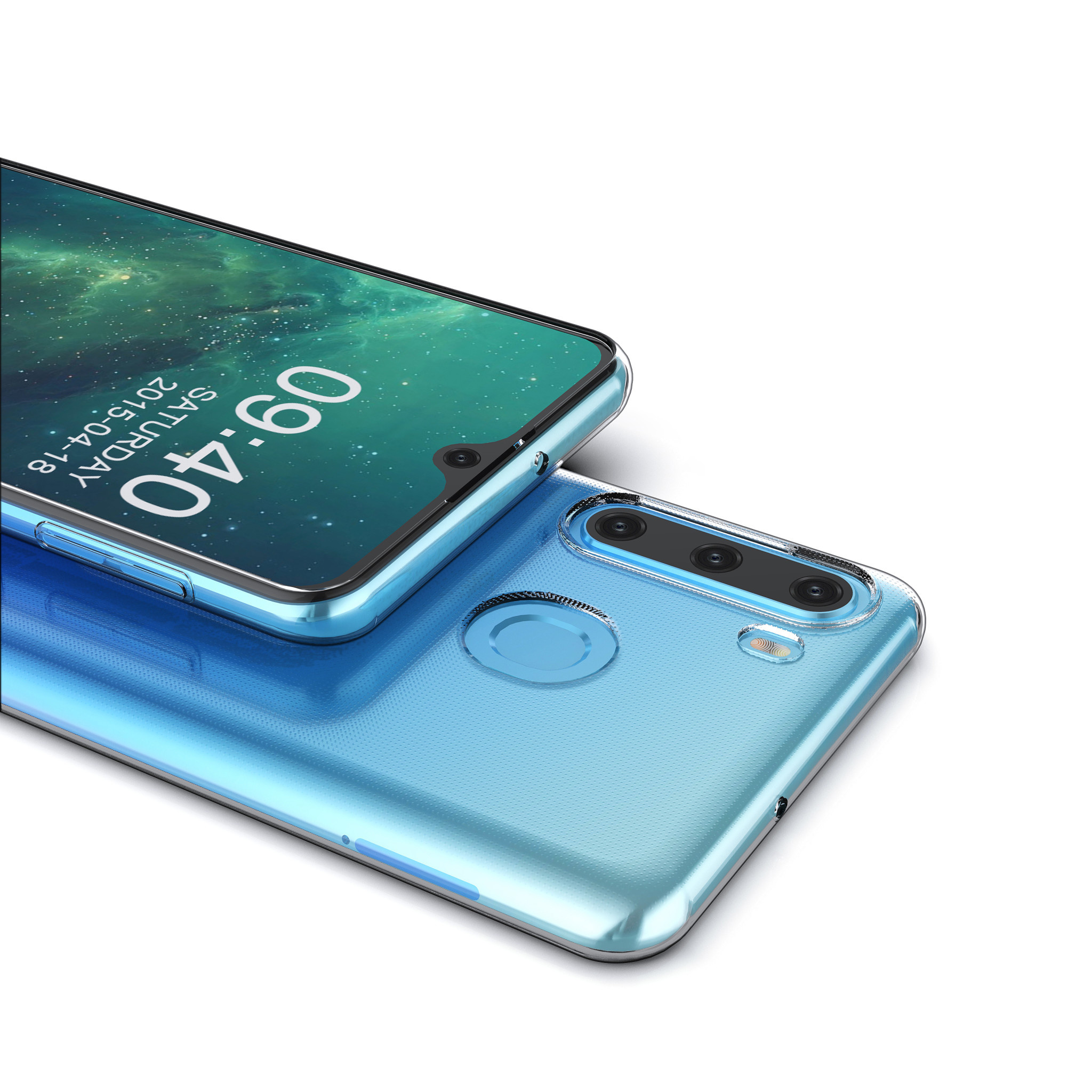Samsung Galaxy A21 Transparant Backcover hoesje - silicone, foto 4 van 6