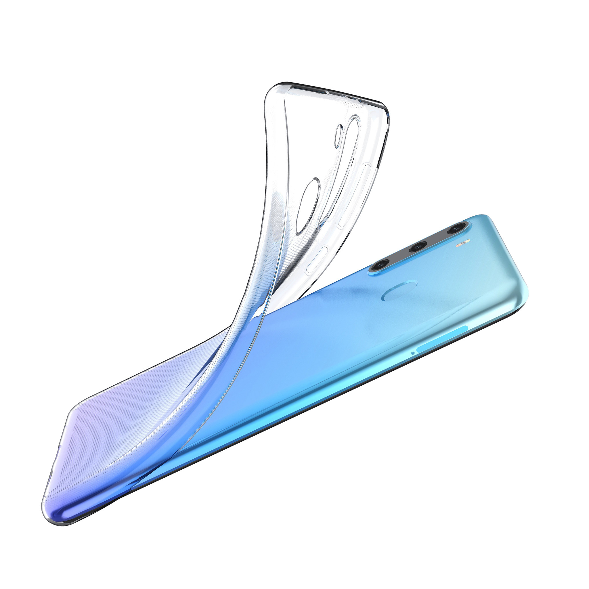 Samsung Galaxy A21 Transparant Backcover hoesje - silicone, foto 5 van 6