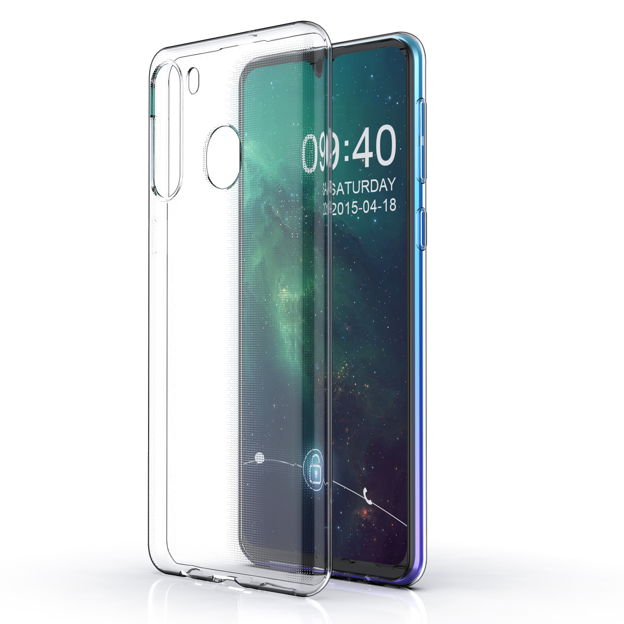 Samsung Galaxy A21 Transparant Backcover hoesje - silicone, foto 6 van 6