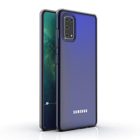 Samsung Galaxy A41 Transparent Back-Cover hul - silicone Samsung Galaxy A41 Transparent Back-Cover hul - silicone