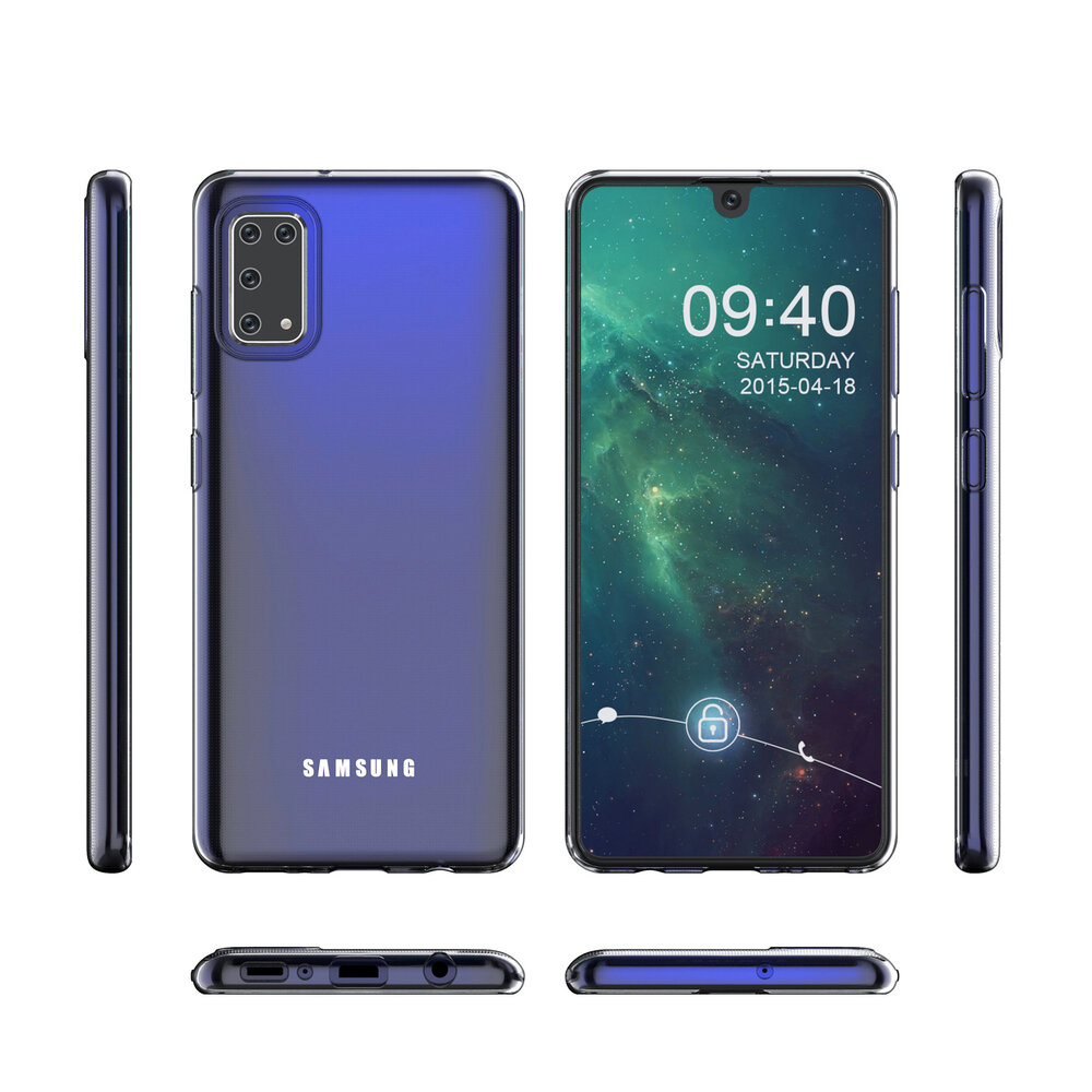 Samsung Galaxy A41 Transparant Backcover hoesje - silicone Samsung Galaxy A41 Transparant Backcover hoesje - silicone