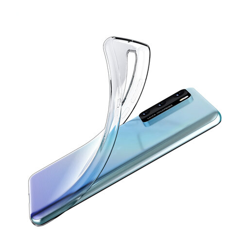 Huawei P40 Transparent Back cover case - Silicone
