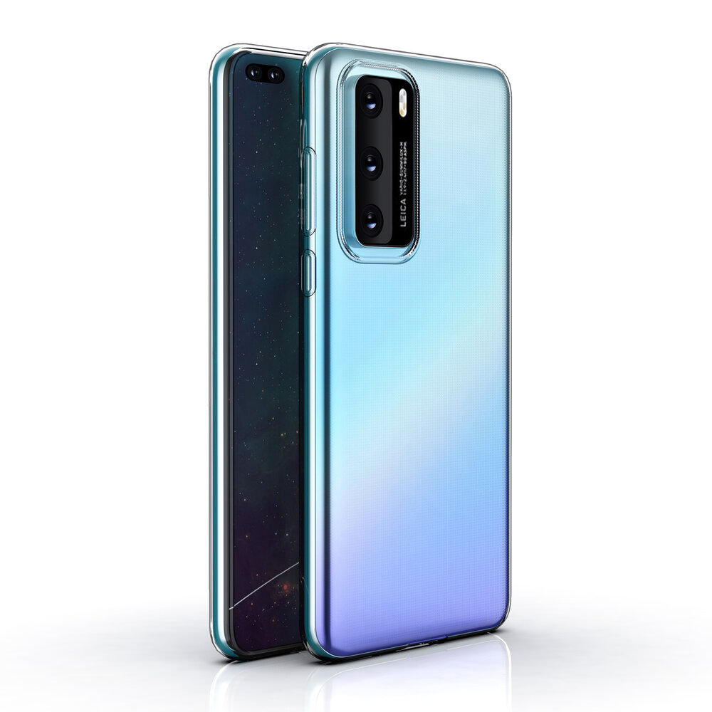 Huawei P40 Transparent Back-Cover hul - silicone