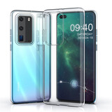 Huawei P40 Pro Transparent Back cover coque - silicone