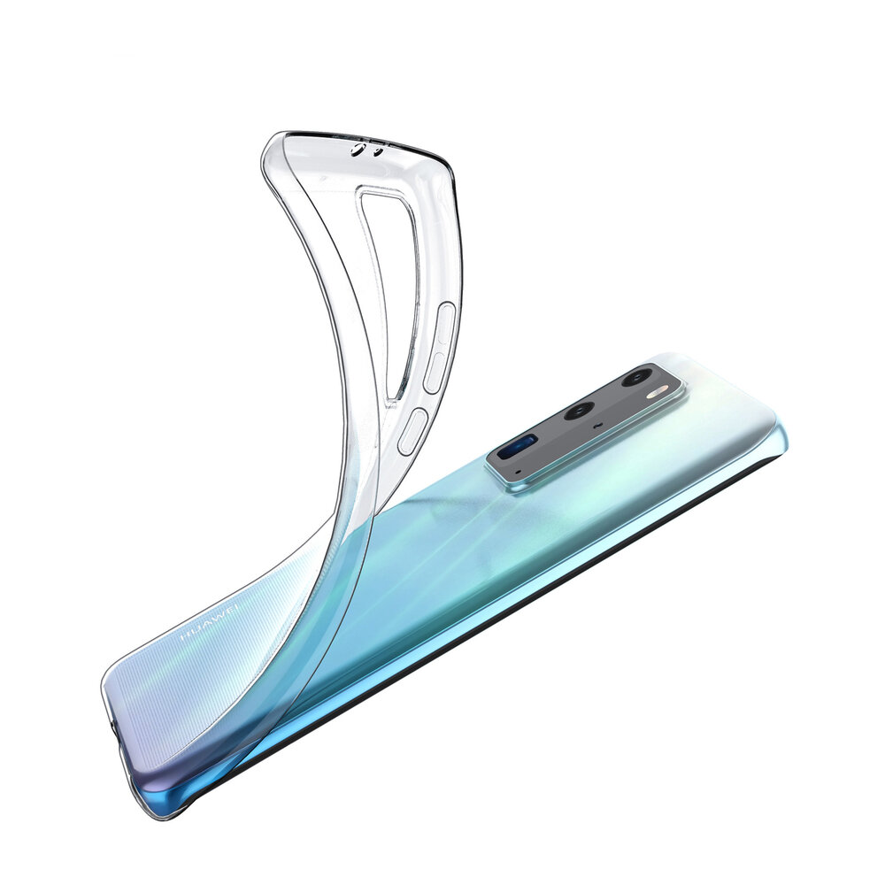 Huawei P40 Pro Transparent Back cover case - Silicone