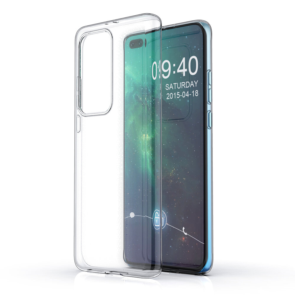 Huawei P40 Pro Transparent Back-Cover hul - silicone
