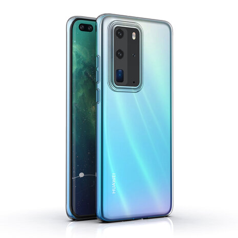 Huawei P40 Pro Transparent Back cover case - Silicone