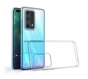 Huawei P40 Pro Plus Transparent Back cover coque - silicone Huawei P40 Pro Plus Transparent Back cover coque - silicone