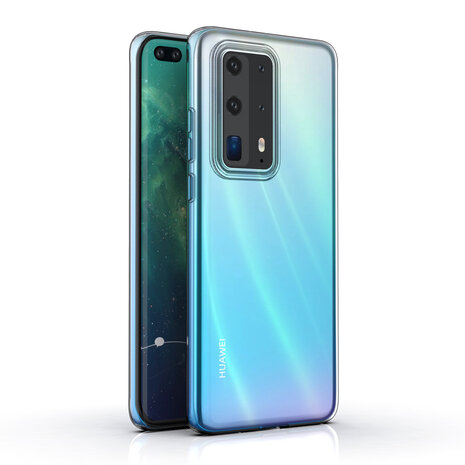 Huawei P40 Pro Plus Transparent Back cover case - Silicone Huawei P40 Pro Plus Transparent Back cover case - Silicone