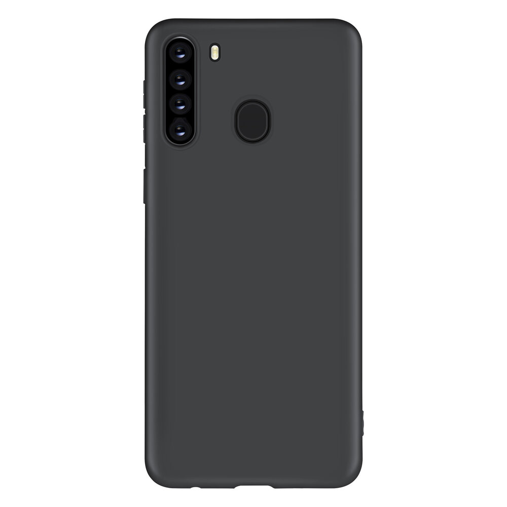 Samsung Galaxy A21 zwart Backcover hoesje - silicone