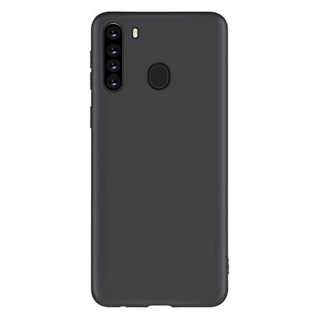Samsung Galaxy A21 Schwarz Back-Cover hul - silicone