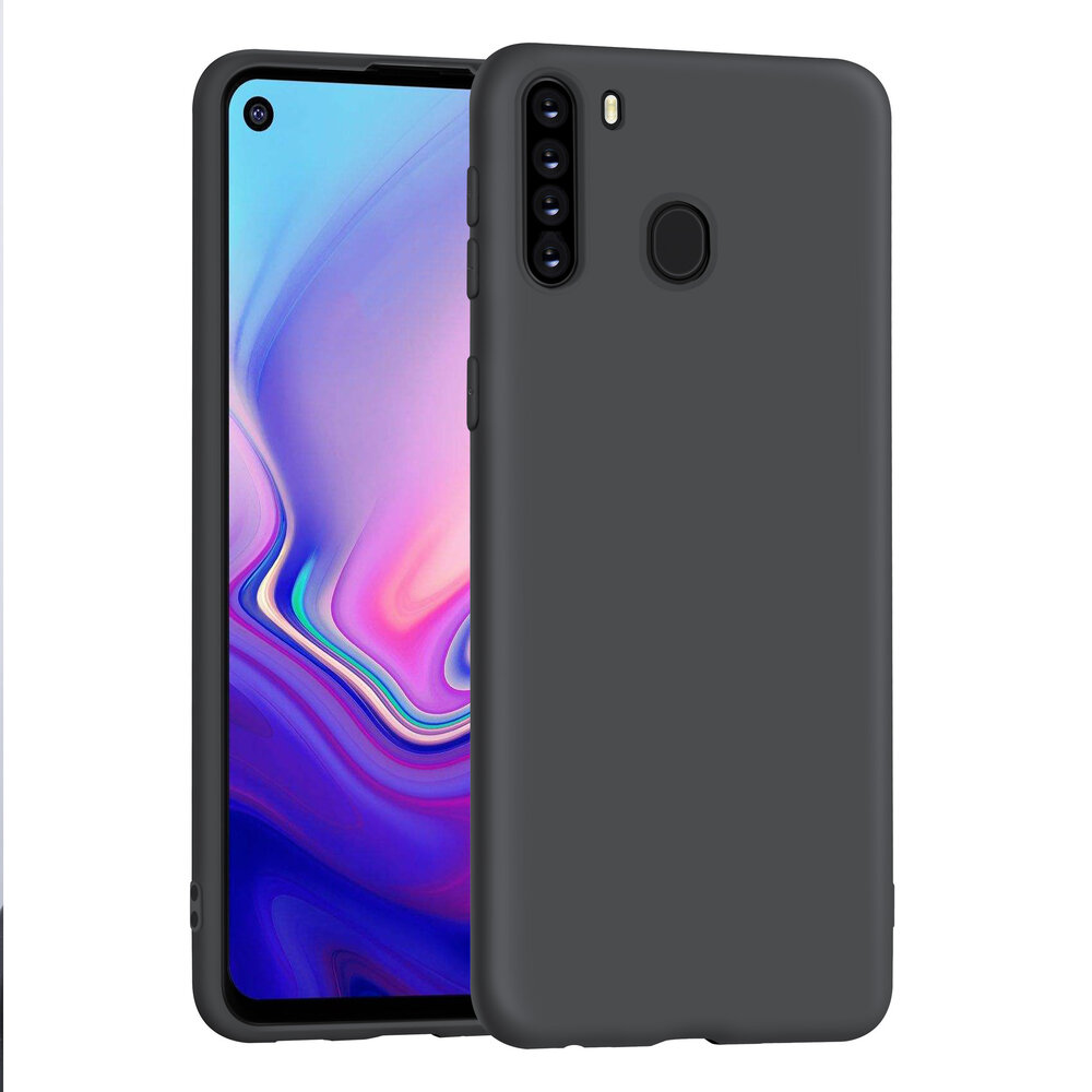 Samsung Galaxy A21 Schwarz Back-Cover hul - silicone