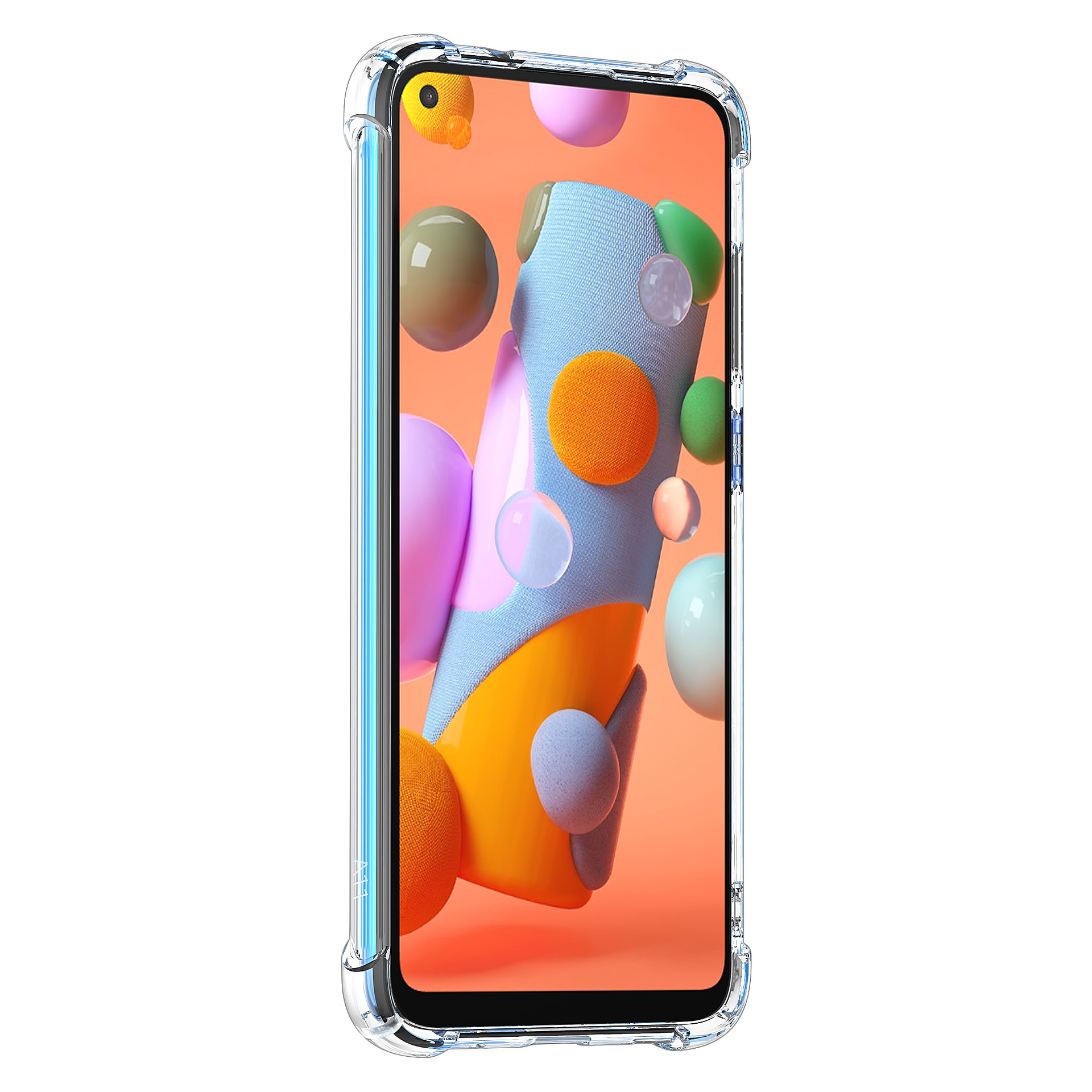 Samsung Galaxy A11 Transparant Backcover hoesje - silicone, foto 2 van 5
