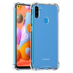Samsung Galaxy A11 Transparent Back cover case - Silicone