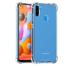 Samsung Galaxy A11 Transparent Back-Cover hul - silicone Samsung Galaxy A11 Transparent Back-Cover hul - silicone