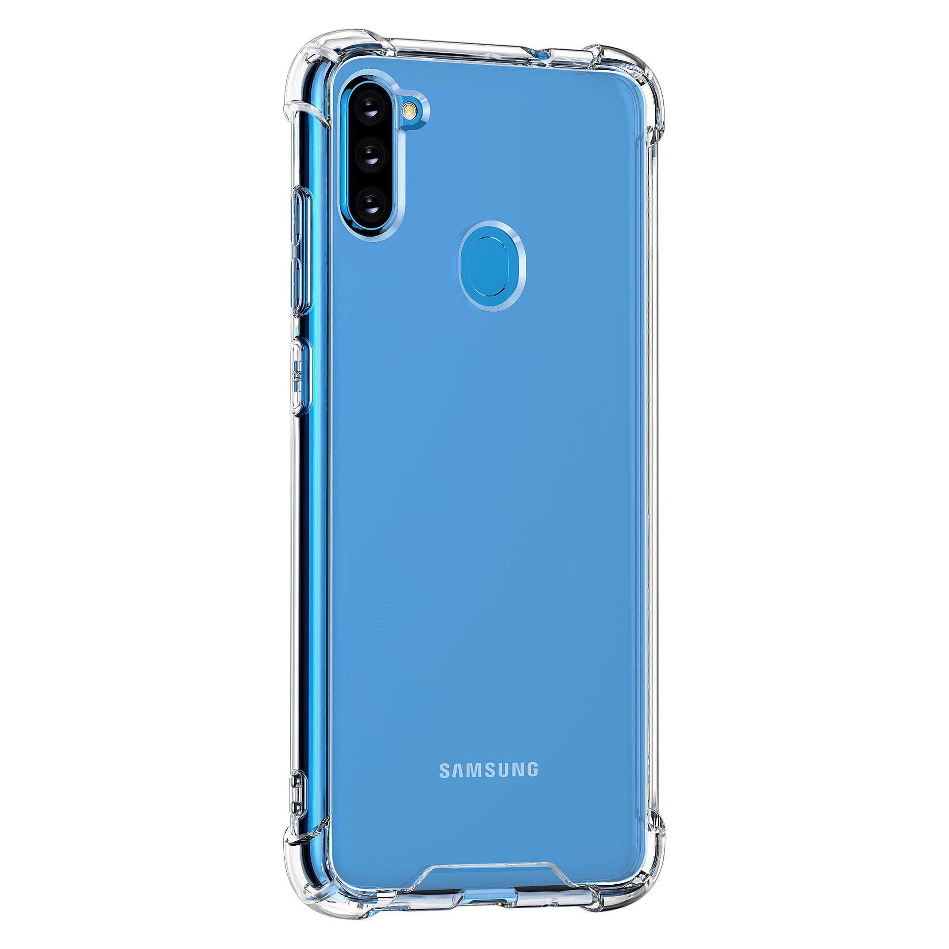 Samsung Galaxy A11 Transparant Backcover hoesje - silicone, foto 3 van 5