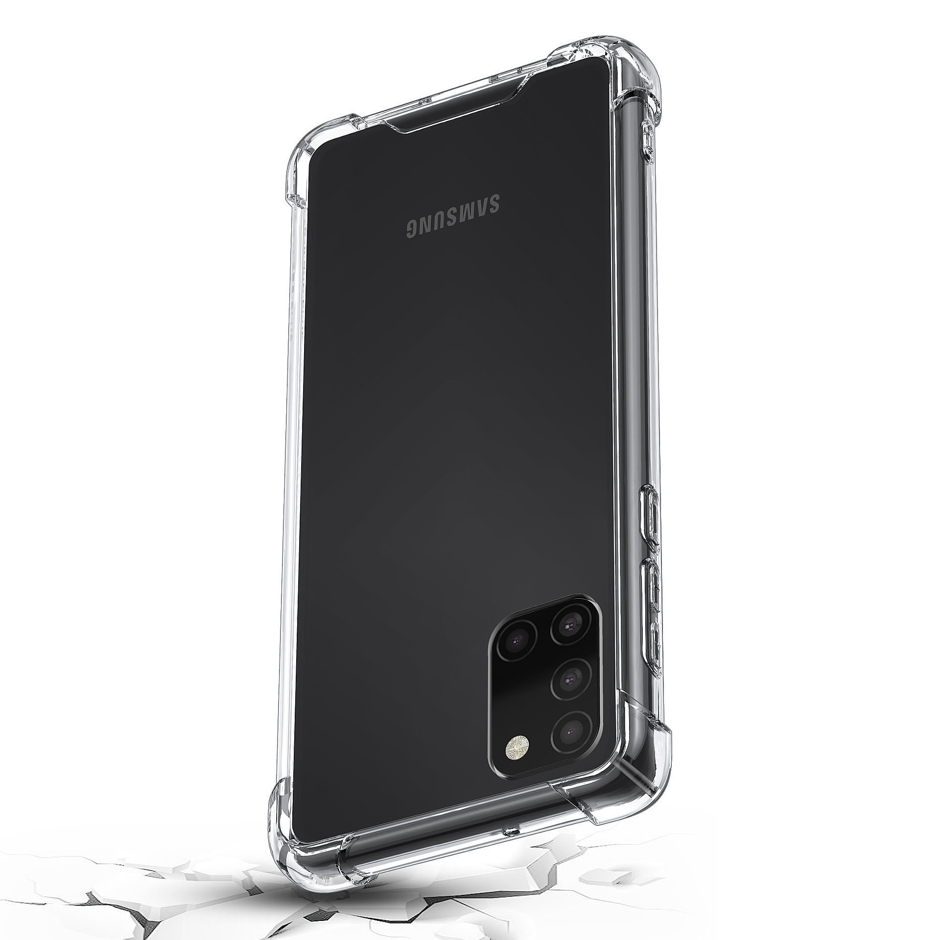 Samsung Galaxy A31 Transparant Backcover hoesje - silicone, foto 3 van 5