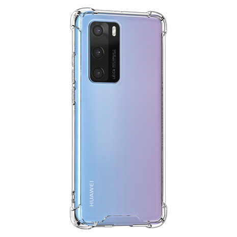 Huawei P40 Transparant Backcover hoesje - silicone
