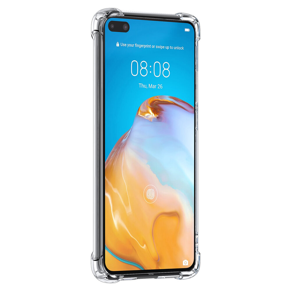 Huawei P40 Transparant Backcover hoesje - silicone