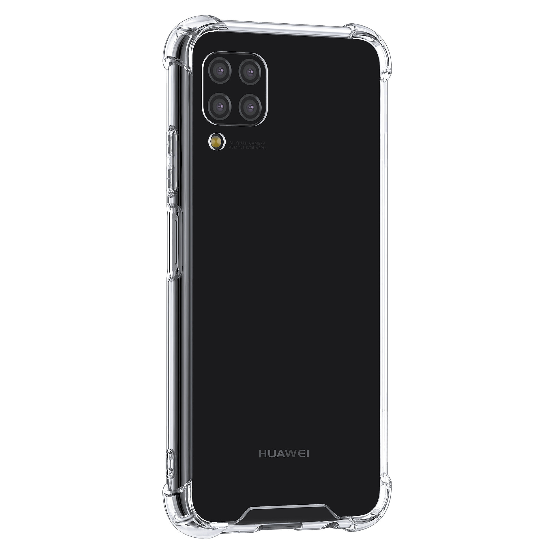 Huawei P40 Lite Transparant Backcover hoesje - silicone, foto 2 van 5