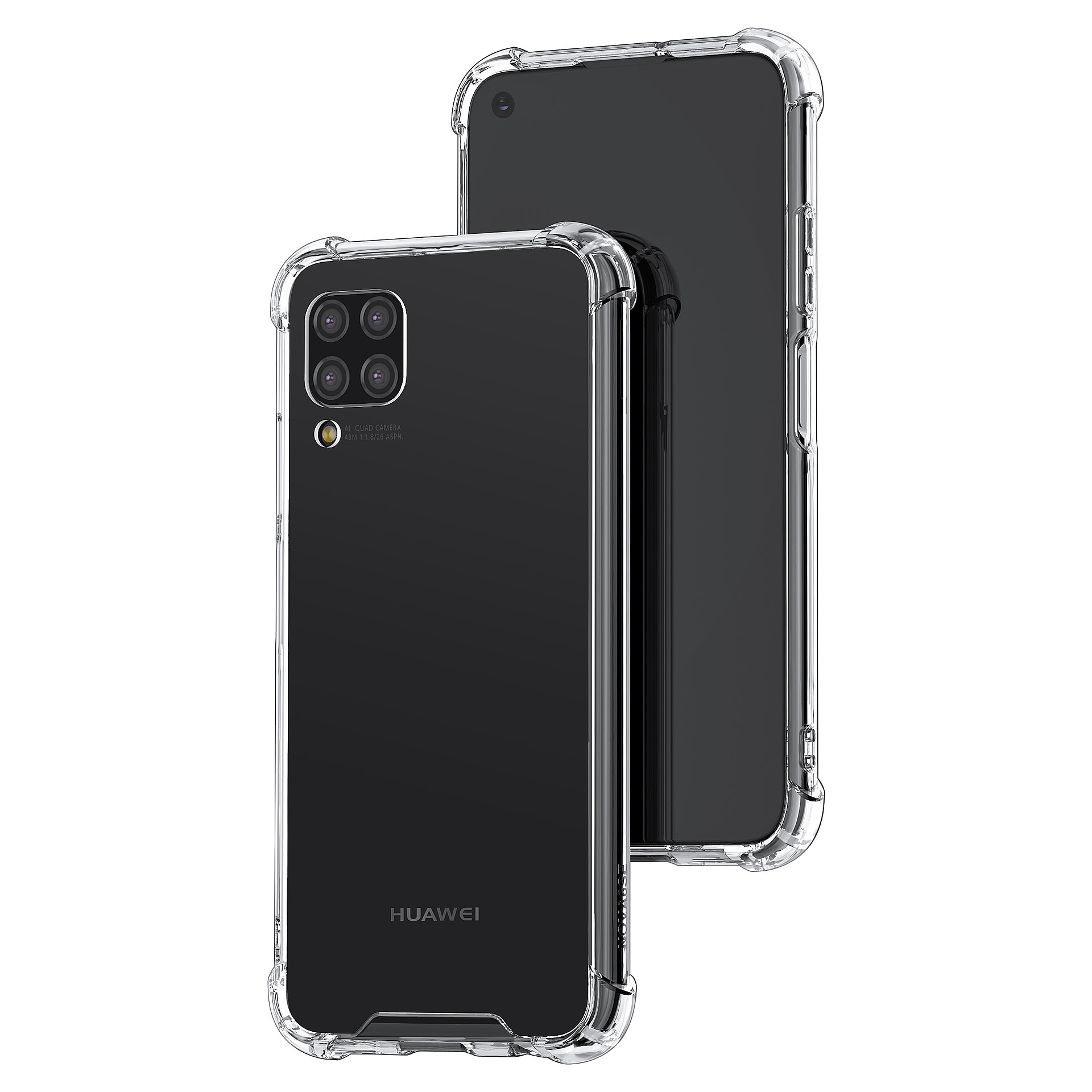 Huawei P40 Lite Transparant Backcover hoesje - silicone, foto 5 van 5